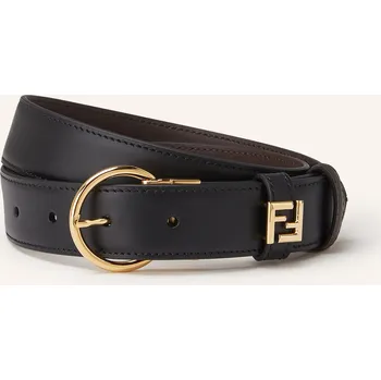 Oblečení a móda Fendi Dámský Kožený Opasek V Oboustranném Provedení, černá /...