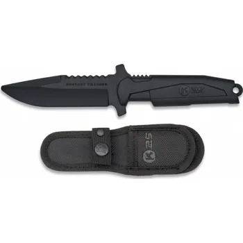 lovecký nůž Nůž cvičný tréninkový ČERNÝ s pouzdrem