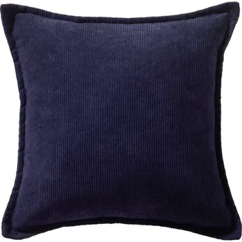 Polštář Blancheporte Jednobarevný manšestrový polštář nám. modrá 30x50 cm