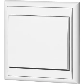 vypínač Zapustený jednopólový spínač s osvětlením Luna, 10A, 250V, WP-1L/S, bílá