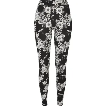 Dámské legíny Ladies Soft AOP Leggings - blackflower L