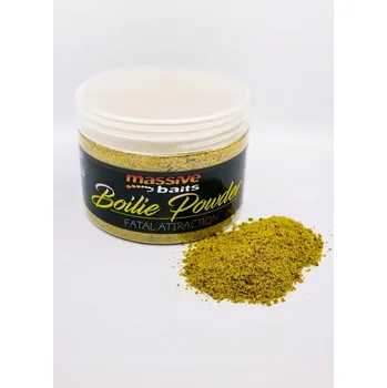 Boilies Proteinové práškové obalovací těsto Massive Baits BoIlie Powder Fattal Attraction
