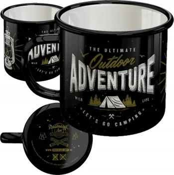 Kovový hrnek Nostalgic Outdoor Adventure