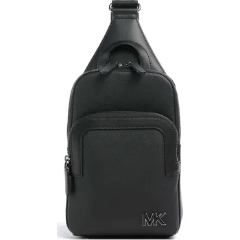 turistický batoh Michael Kors Edison Batoh sling 26cm, 3L, černá, kůže, 50544786