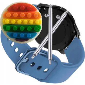 Pouzdro na mobilní telefon Řemínek Řemínek pro Fitpolo BEU-ID205L-Gery, Silikonový Modrý Smyčka, nastavitelný