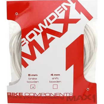 Lanko pro jízdní kolo Bowden MAX1 5mm (balení 3m) bílá