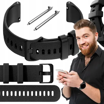 Příslušenství k chytrým hodinkám Řemínek pro Garmin Fenix 7 / Fenix 7 Pro Solar chytré hodinky černý řemínek 22mm