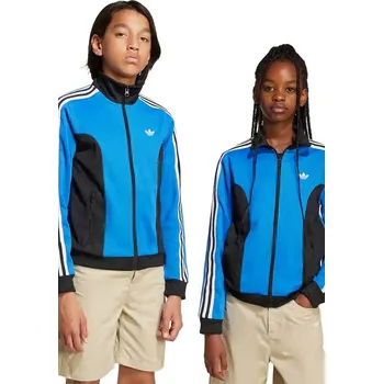 Chlapecká mikina Dětská mikina adidas Originals JV7709 modrá 55X, vel. 158