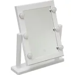 Stolní zrcadlo s LED osvětlením Chase, bílé