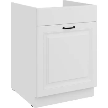 Kuchyňská skříňka Spodní dřezová skříňka s výsuvem STILO BÍLÁ / BÍLÝ MAT 60 ZL 1S BB