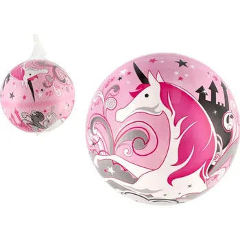 Dětský míč TEDDIES Míč nafouknutý jednorožec vinyl průměr 22 cm
