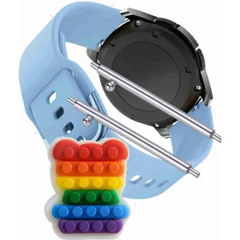 Pouzdro na mobilní telefon Pásek Řemínek pro GlacierX Pearl, Silikon Modrý Poutko, nastavitelný