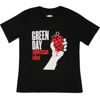 Oblečení a móda Tričko metal dětské Green Day - American Idiot - ROCK OFF - GDTS12BB - 5-6