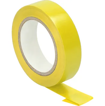 Izolační páska Sada izolačních pásek, zpomalují hoření, žlutá 15 mm široká, 0,13 mm tlustá, 10 m dlouhá, 10 ks