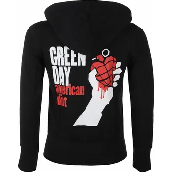 Dámská mikina mikina s kapucí dámské Green Day - American Idiot- ROCK OFF - ROCK OFF - GDHDW12LB - S