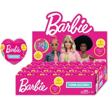 Panenka Sweet days Barbie Srdcová kapsle – herní sada s 1 prstýnkem + 1 náramkem