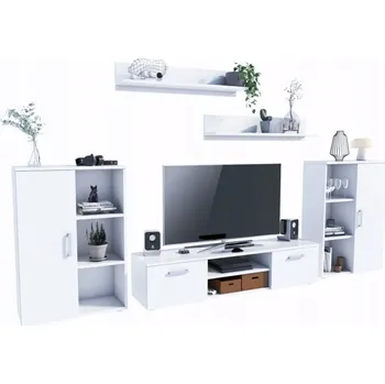 Obývací stěna Nábytková Stěna ERCOL sada nábytku do obývacího pokoje bílá