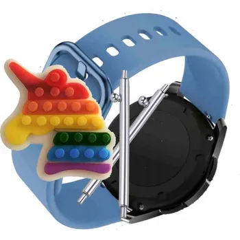 Pouzdro na mobilní telefon Pásek Řemínek pro Colmi V68, Silikon Modrý Poutko, nastavitelný