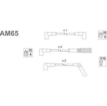 Zapalovací kabel Sada kabelů pro zapalování, AM65