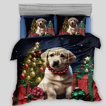 Povlečení Povlečení SAVENA DOG 3-dílná souprava 140x200 cm