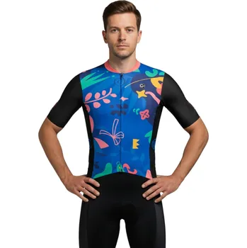 Cyklistické oblečení C-LAB Pánský cyklistický dres Ottima M MODRÁ