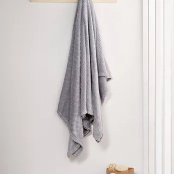 Napínací potah Blancheporte Fleecový žabičkovaný pléd perlově šedá