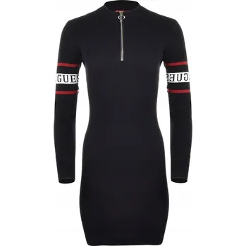 Dámské šaty Pletené koktejlové šaty Guess nad kolena, velikost L