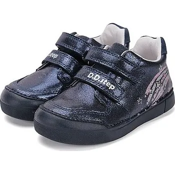Dětská treková obuv D.D.STEP dívčí tenisky S068-52695M tmavě modré 25