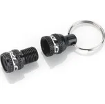 Redukce ventilku XLC včetně koncovky AV na DV/SV černo-černá