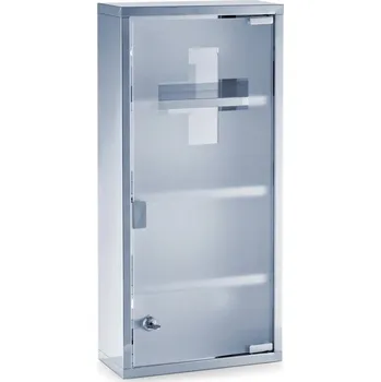 Zdravotnický materiál Zeller Zeller, Lékárnička, 12x27x57cm, ocelová