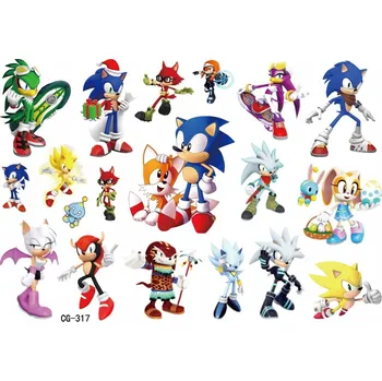 Odstranitelné tetování Smyvatelné tetování pro děti SONIC CG317