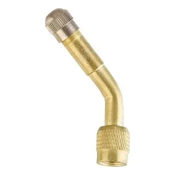 Duše na kolo Prodloužení autoventilku 135 stupňů mosaz