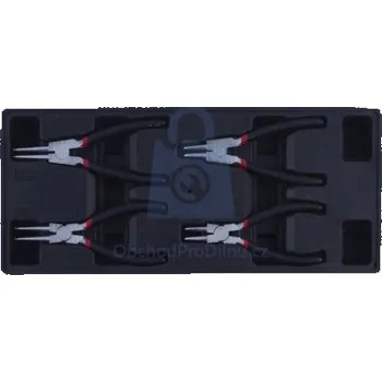 Modul sada segrových kleští pro dílenský vozík, 4 díly, STAVTOOL , balení 1 ks