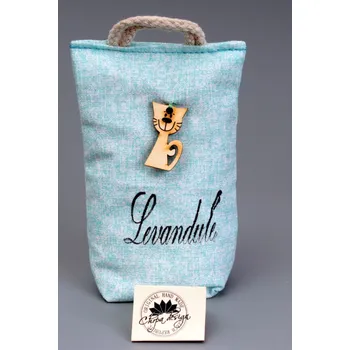 Vonný olej Vonný pytlíček - Levandule - kočka, bledě modrý