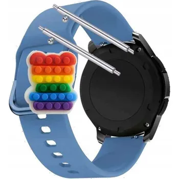 Pouzdro na mobilní telefon Pásek Řemínek pro Polar Vantage M2, Silikon Modrý Poutko, nastavitelný