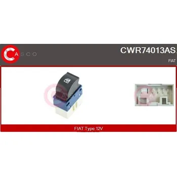 Spínač, zvedací zařízení oken CASCO CWR74013AS