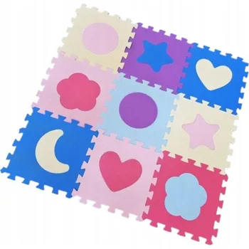 Alltoys Pěnové puzzle tvary 9 ks
