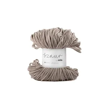 Galanterie Bavlněná šnůra MILA 3 mm - lněná