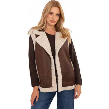 Dámská vesta Dámská Vesta Pohodlná Ležérní s Kožíškem