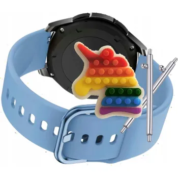 Pouzdro na mobilní telefon Řemínek Řemínek pro G.Rossi SW015, Silikonový Modrý Smyčka, nastavitelný