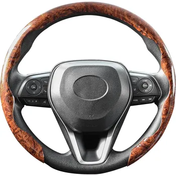 Potah na volant AUTOXBERT potah na volant s dřevěným dekorem