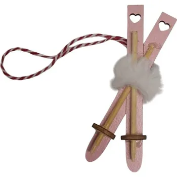 Vánoce Vánoční závěs lyže