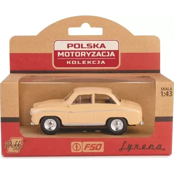 autíčko model auta syrena 104 v měřítku 1:43 – béžová