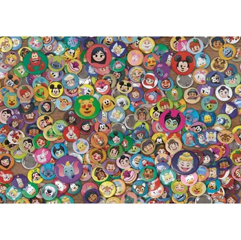 Puzzle Clementoni Kompaktní Disney Emoji nemožné 1000 dílků