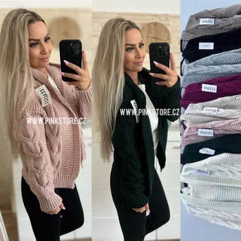 Pánský svetr Pletený svetr KRUEL Barva: Tmavě zelená