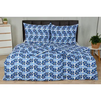 Povlečení Bavlněné povlečení PLUS ANEMA modré