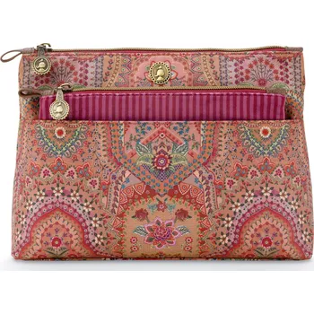 PIP Studio Kosmetická taška kombi Caryn Jabali červená 26 x 7.5 x 18cm 51.274.299