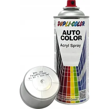 Barva ve spreji Dupli Color Lak na ráfky stříbrný BMW kód 144