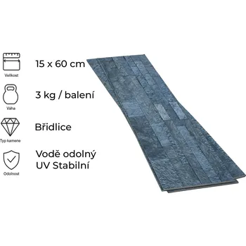 Obklad Windu 150x600 mm 0,09 m2 Deoli Green