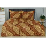 Povlečení mikrosatén 4dílné LEGA hnědé